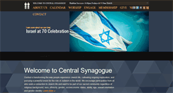 Desktop Screenshot of centralsynagogue.org