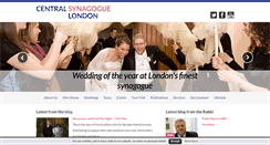 Desktop Screenshot of centralsynagogue.org.uk
